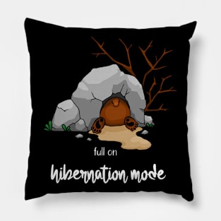 Full on hibernation mode - sleeping bear Pillow