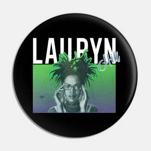 Vintage Bootleg Lauryn Hill - Halftone Pin