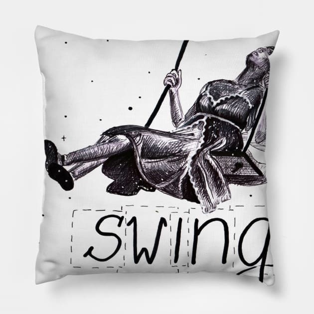 SWING Pillow by karil01