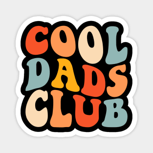 Cool Dad Club Retro Best Daddy Magnet