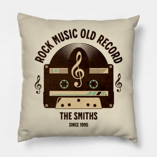 vintage cassette old music record b13 Pillow