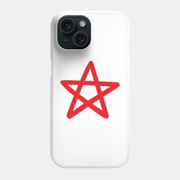 THE RED STAR Phone Case by Islanr