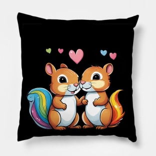 I Love you Squirrel Pillow