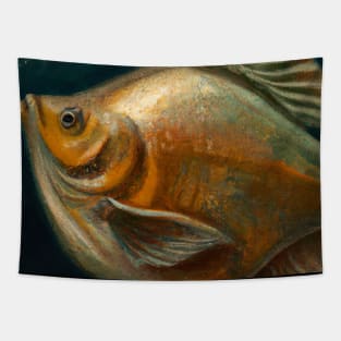 Fish with a Crown Tapestry