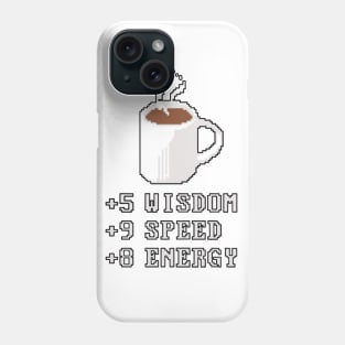 Caffeine stats Phone Case