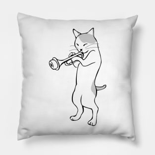 Muted Kitty Pillow