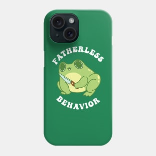 Fatherless Behavior Cute Frog Phone Case