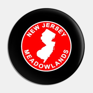 New Jersey Meadowlands Hackensack River For Bird Watcher Pin