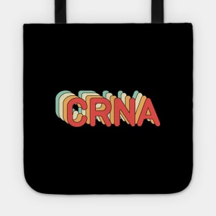 CRNA Nurse Anesthetist Retro Design Tote