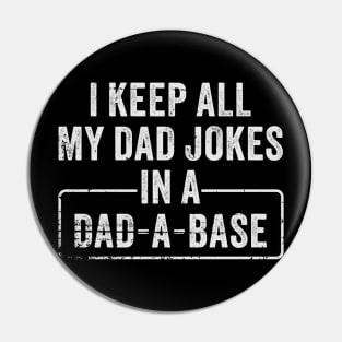 funny christmas Dad a Base Pin