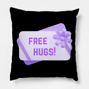 Free Free Hugs! Gift Card Pillow