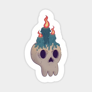 Skull Candle Magnet