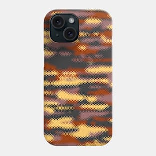 Camouflage Maroon Grey Phone Case