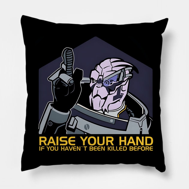 MASS EFFECT GARRUS TOUCHE Pillow by Loweryo Judew