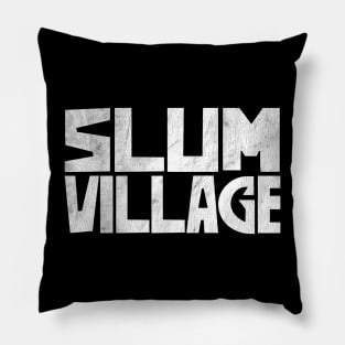 Slum Village  / Retro Fan Art Design Pillow