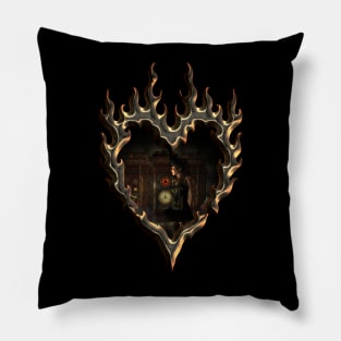 Wonderful steampunk lady Pillow