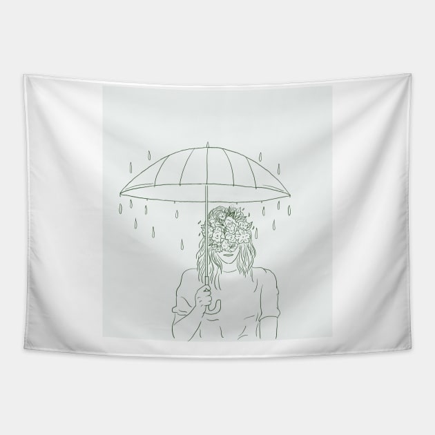 Under Rain Tapestry by Anemonium lines