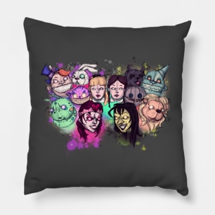 Wonderland vs Oz Pillow