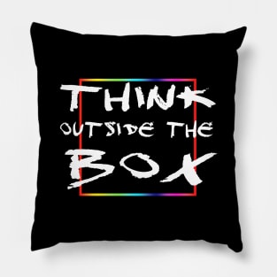 Think outside the box Pillow