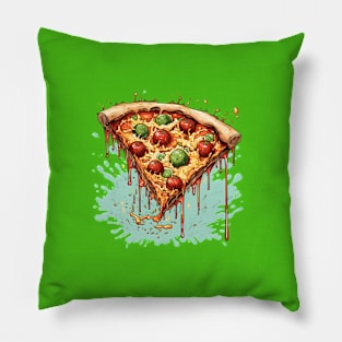 Cheesy Pizza Party: Fun Design! Pillow