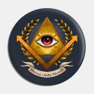 Novus Ordo Mundi - Illuminati Pin