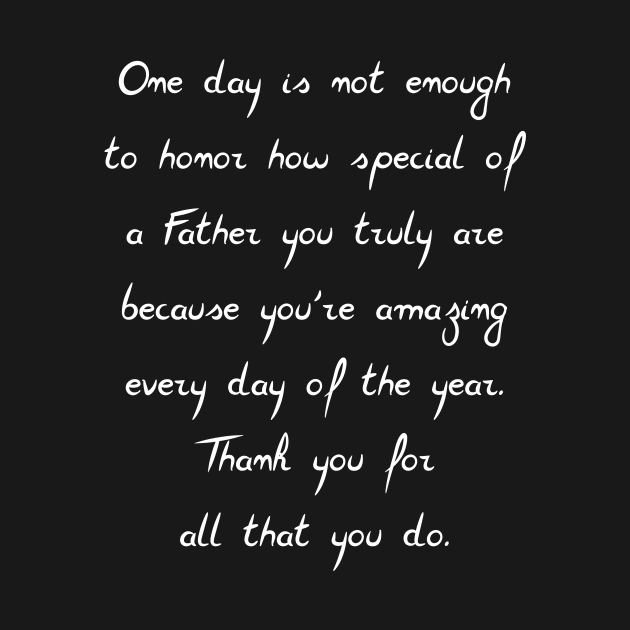 Father's Day Tee by Sanije