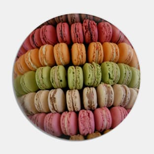 Colorful French Macaron Tower Pin