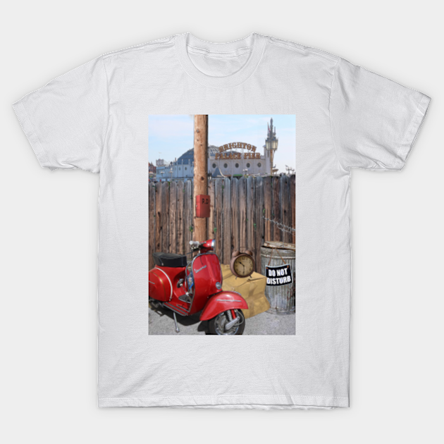 Discover Top Cat Scooter park - Vespa Scooter Tc - T-Shirt