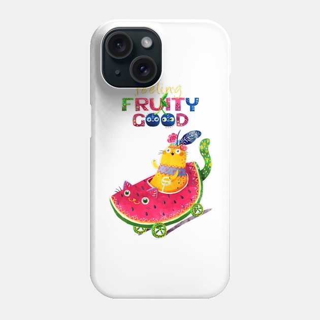 Feeling Fruity Good Phone Case by monikasuska