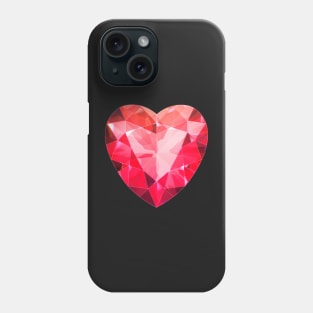 Christmas Heart Gems Phone Case