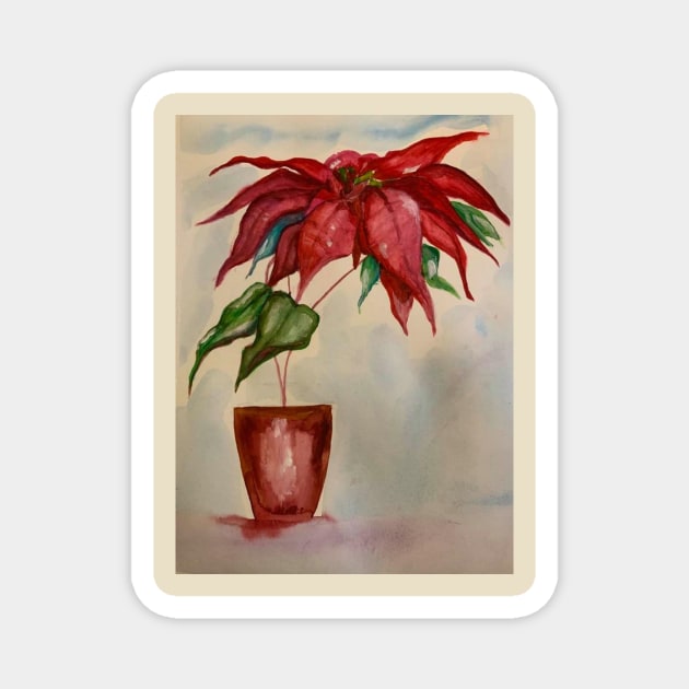 poinsettia Magnet by momo1