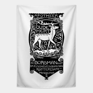 Sign for Golden Deer Apothecary Tapestry