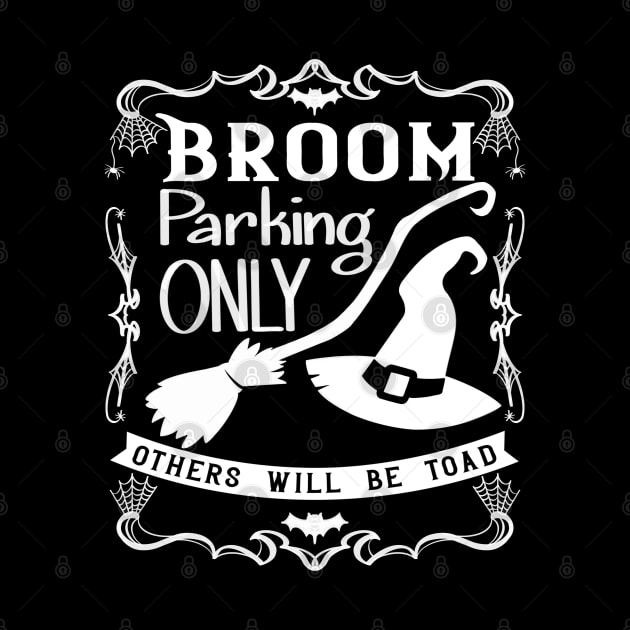 Witch Parking Only by BlackSheepArts