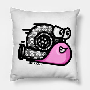 Turbo Snail - Rock On (Pink) Pillow