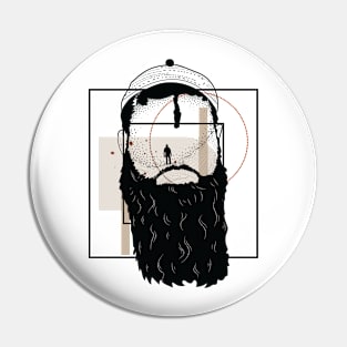 Bearded Alter ego version 2 Pin