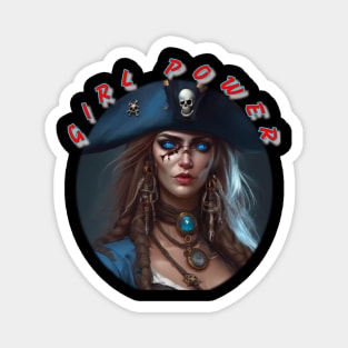 Cool pirate wench Magnet