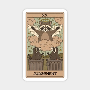 Judgement - Raccoons Tarot Magnet