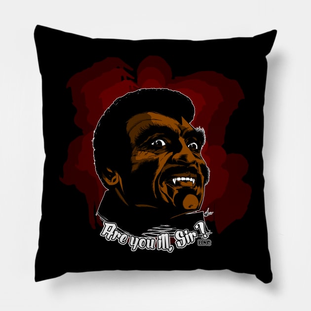 Dracula's Soul Brother Pillow by Horror News Radio
