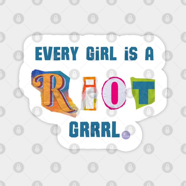 Riot Grrrl Magnet by GirlMuseum