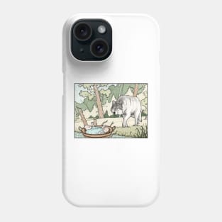 Romulus and Remus and the wolf Phone Case