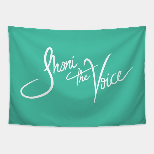 Pocket - Jhoni The Voice Pocket Logo Tee Tapestry by jhonithevoice