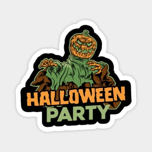 Halloween Party Zone Magnet