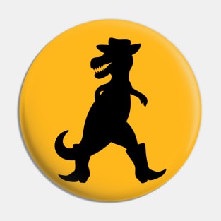 Cowboy T-rex Pin