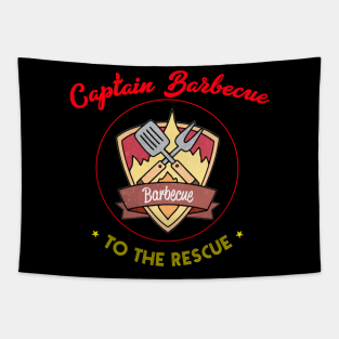 Captain Barbecue Tapestry