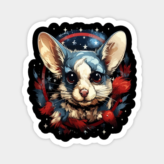 Patriotic Sugar Glider Magnet by JH Mart