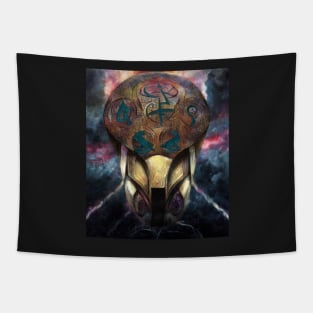 Alien Arcane Aesthic AiArt space bug Tapestry