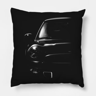 mini cooper black shirt Pillow