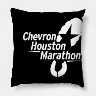chevron houston marathon Pillow