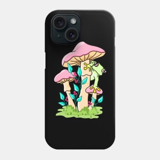 Cute Frog Mushroom Pastel Phone Case