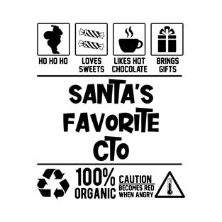 Santa's Favorite CTO Santa Claus T-Shirt